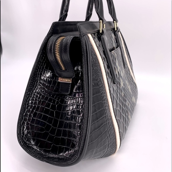 BRAHMIN BLACK CARLISLE ARDEN - Picture 8 of 15